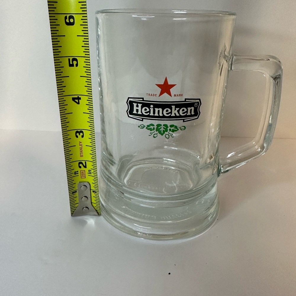 HEINEKEN Red StarGlass Beer Mug Stein - Picture 2 of 9